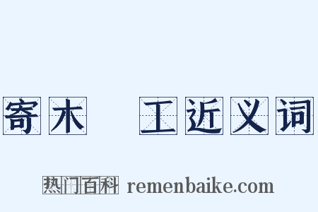 寄木細工近义词是什么意思的图片